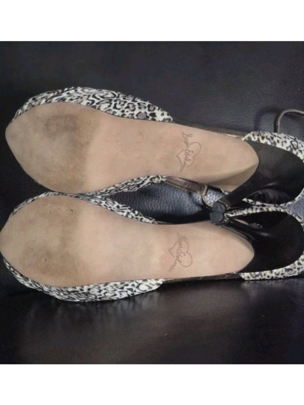 Sam Edelman 'McKenna' Genuine Leather Platform Pump Heels  Women’s Size 9 - Picture 6 of 7